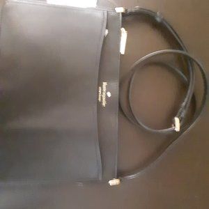 Kate Spade black leather crossbody bag